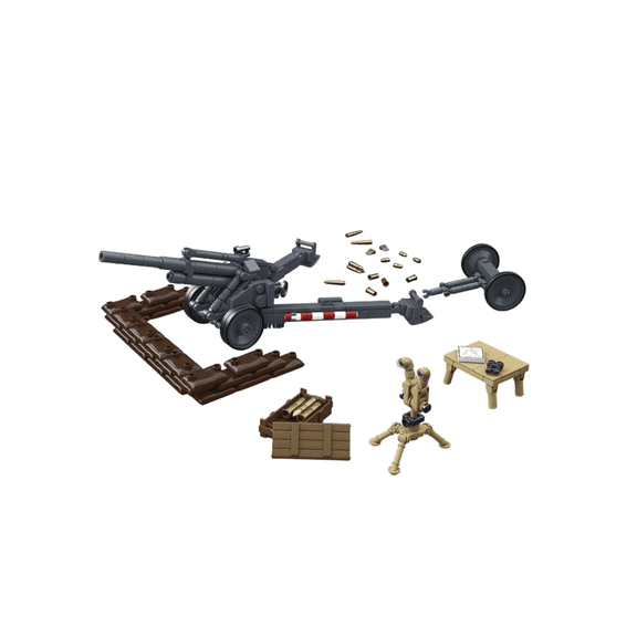 BrixVibe Military Howitzer Building Set Compatible with Lego WW2 Army Artillery Model for Teens Boys 326pcs