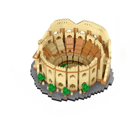 BrixVibe Mini Roman Colosseum Building Set Compatible with Lego Architecture Collectible Model for Teems Adults