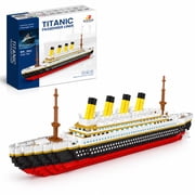 BrixVibe Titanic Ship Building Set Compatible with Lego Cruise Ship Collection Display Model for Adults Teens