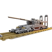 BrixVibe WW2 Dora Tank Model Building Block Set Compatible with Lego Military Army Toys for Adults Boys