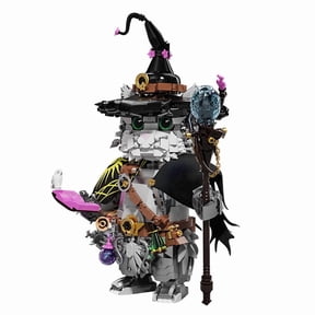 BrixVibe Wizard Cat Building Set with Light Compatible with Lego Cats Animals for Adults 14+ 1458pcs