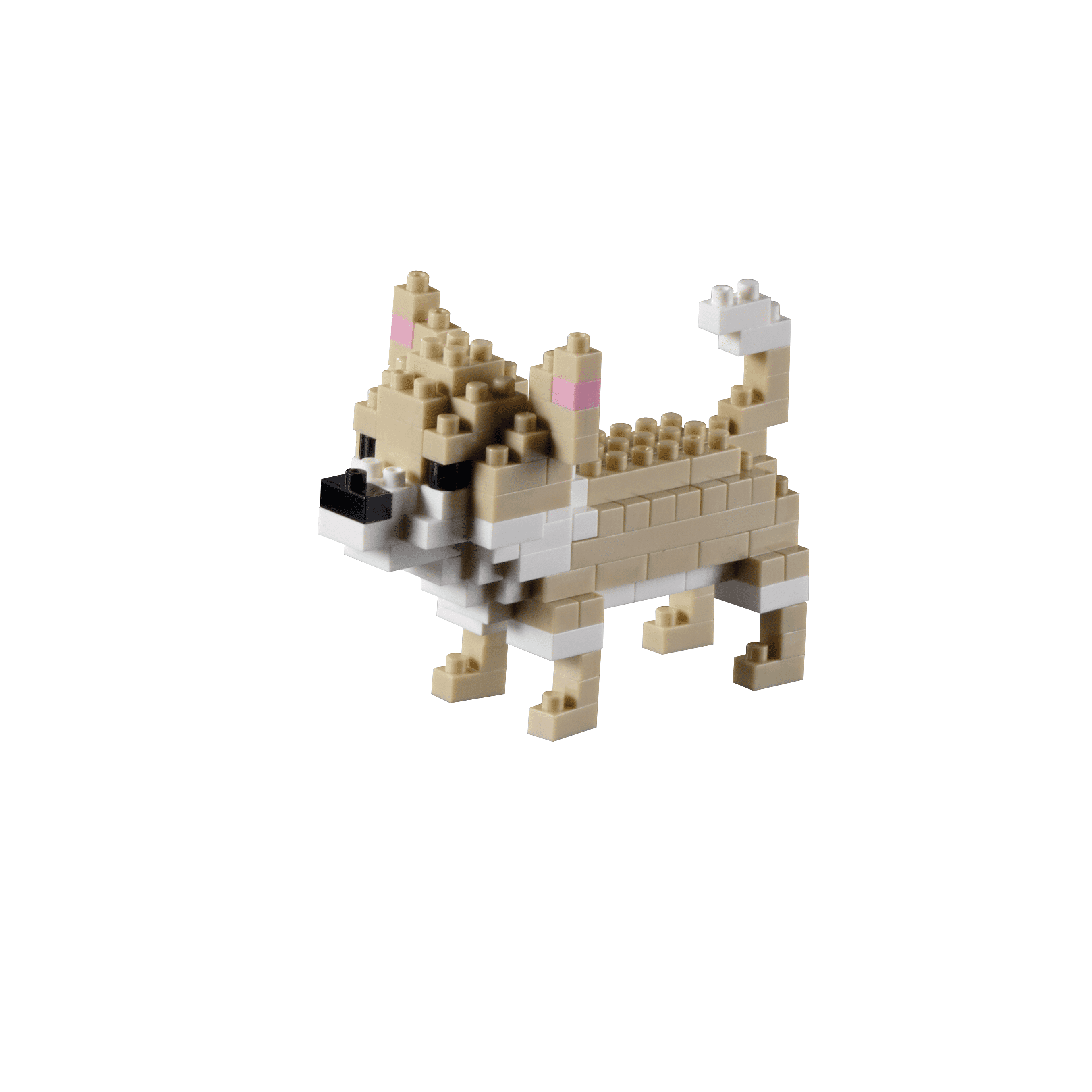 Brixies Brick Model CHIHUAHUA 3-D Model Brick Building Kit
