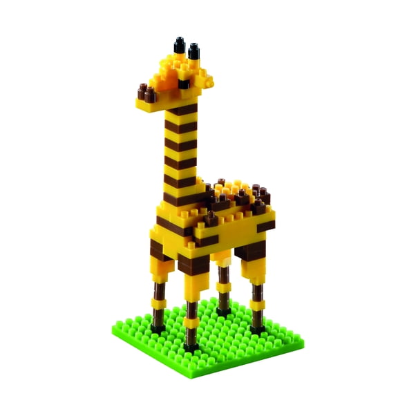 Brixies Brick Model GIRAFFE 3-D Model Brick Building Kit