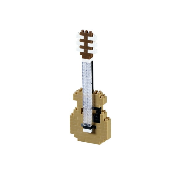 Brixies Brick Model GUITAR 3-D Model Brick Building Kit