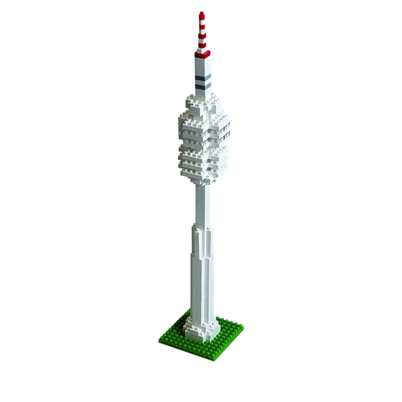 Brixies Brick Model OLYMPIC TOWER 3-D Model Brick Building Kit