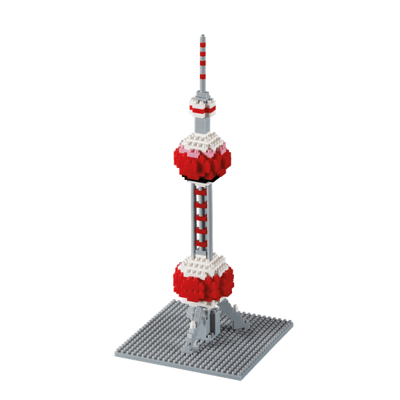 Brixies Brick Model PEARL OF ORIENT TOWER 3-D Model Brick Building Kit