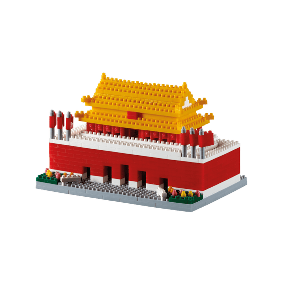 Brixies Brick Model TIANANMEN SQUARE 3-D Model Brick Building Kit ...