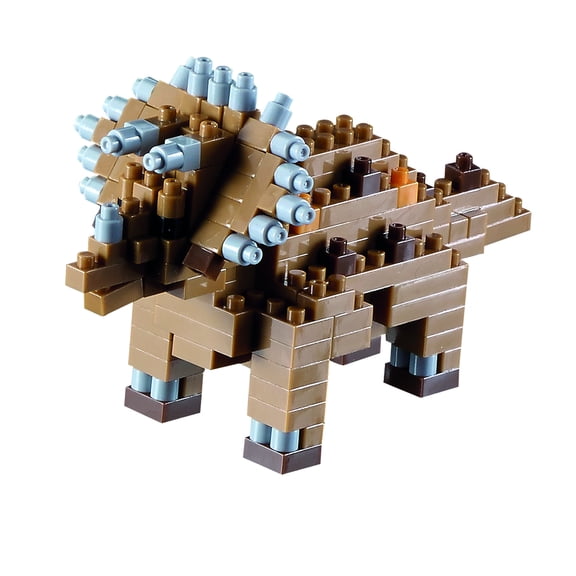 Brixies Brick Model TRICERATOPS 3-D Model Brick Building Kit