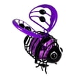 thumbnail image 1 of Brixlen Purple Solar Wrought Iron Bee Hanging Light, Waterproof LED Garden Ornament Lamp, Solar Powered Hanging Decor for Yard Patio Porch Tree Outdoor Decorations, 1 of 4