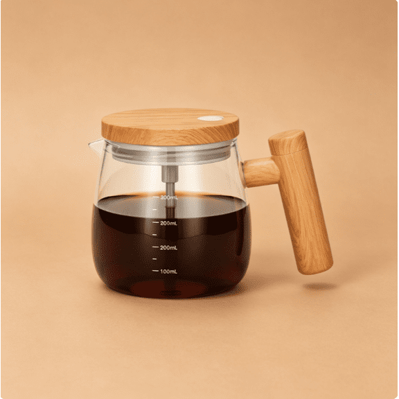 Brixlen Self Mixing Mug, Automatic Stirring Cup, Electric Mixing Cup, Rechargeable Glass Stirring Mug for Coffee Tea Beverages Home Kitchen