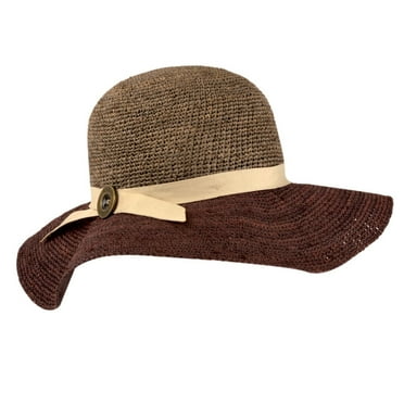 Brixton - Alana Taupe Women's Straw Hat - Medium
