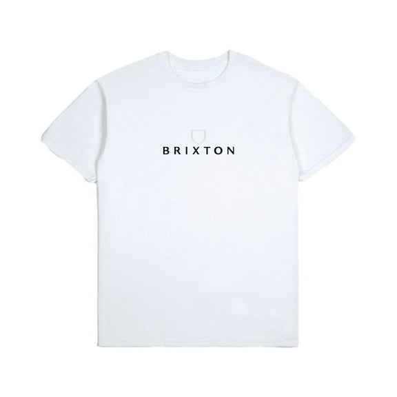 Brixton Alpha Thread T-Shirt White