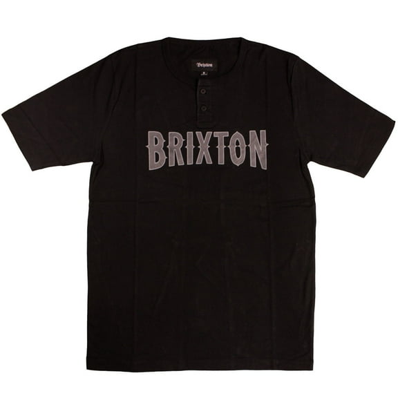 Brixton Benson Henley T-shirt Black