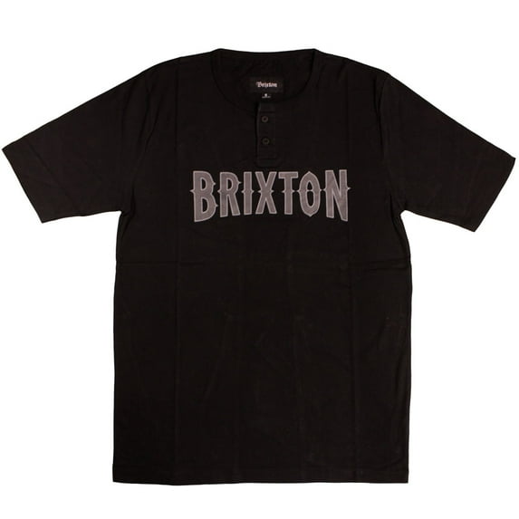 Brixton Benson Henley T-shirt Black