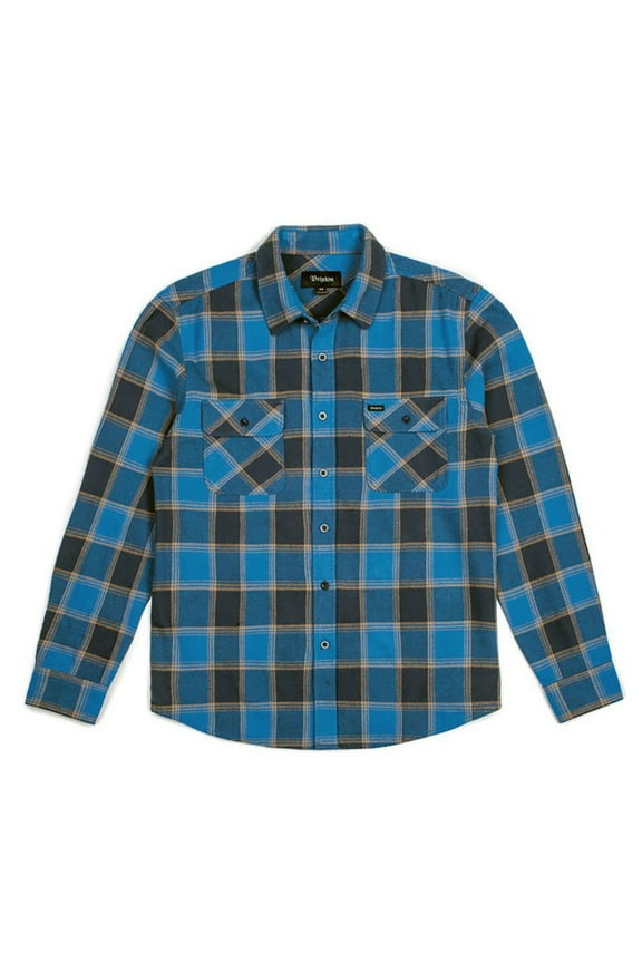 Bowery Flannel L/S Shirt Blue Navy