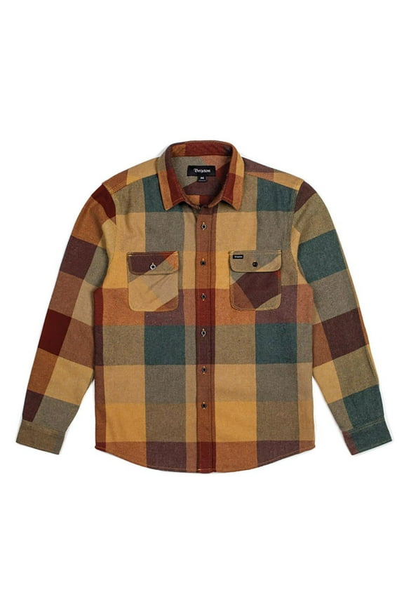 Bowery Flannel L/S Shirt Rust Copper