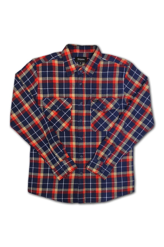 Grady Flannel L/S Shirt Deep Blue