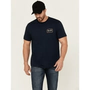 Brixton Men's Grade Logo Short Sleeve Graphic T-Shirt Navy Small  US