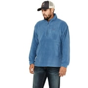 Brixton Men's Half-Zip Fleece Pullover Blue Medium  US