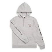 Brixton Oath IV Pullover Hoodie Heather Gray