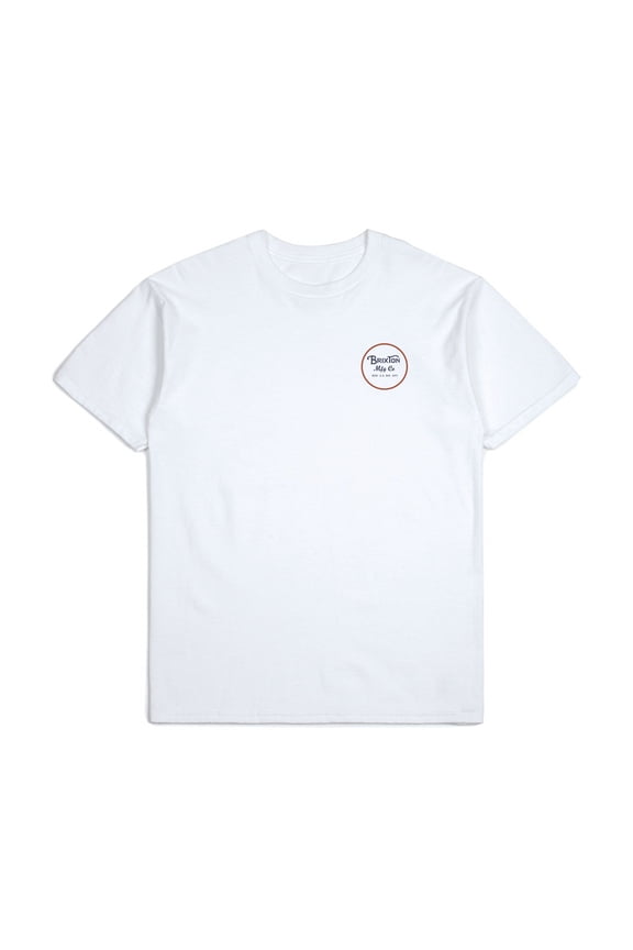 Wheeler II T-Shirt White Orange Blue