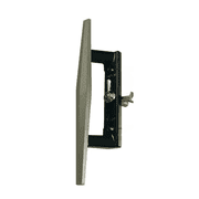 Brixwell Black Patio Door Handle with 3-1/2" Hole Size, Includes Screws & Door Keeper