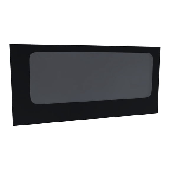 Brixwell DTRAM005 1351mm x 586mm Ram ProMaster Van Glass Window,Passenger Side Second Fixed Window Position Privacy Tinted