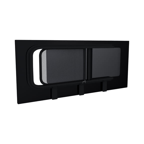 Brixwell DTRAM015-INT 1351mm x 666mm Ram ProMaster Van Glass Window,Driver Side Second Slider with Internal Screen Window Position Privacy Tinted