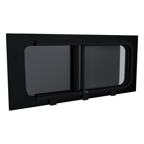 Brixwell DTRAM018-INT 1351mm x 586mm Ram ProMaster Van Glass Window,Passenger Side Second Slider with Internal Screen Window Position Privacy Tinted