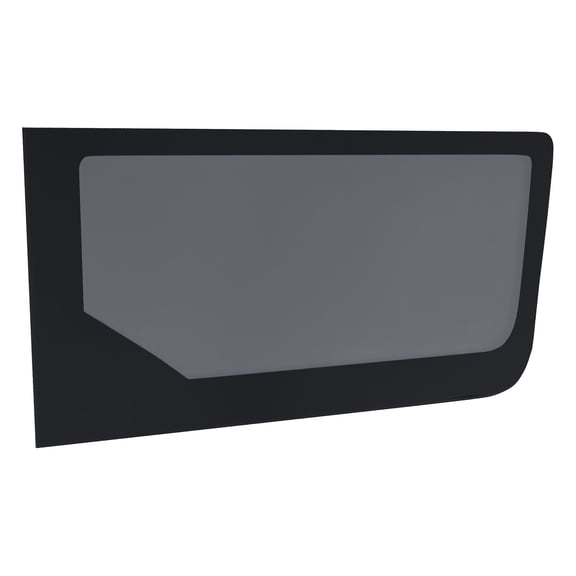 Brixwell DTSPCR004 1402mm x 777mm Glass Window For Mercedes Sprinter,Passenger Side First Fixed Window Position Privacy Tinted