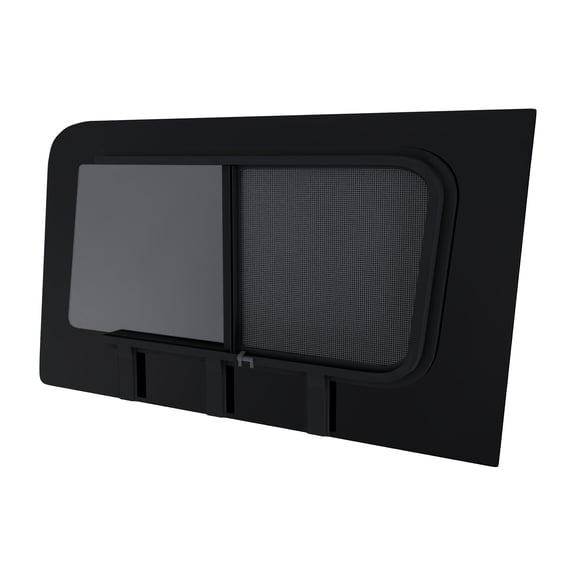 Brixwell DTSPCR009-INT 1290mm x 768mm Glass Window For Mercedes Sprinter,Driver Side Third Sliding with Internal Screen Window Position Privacy Tinted