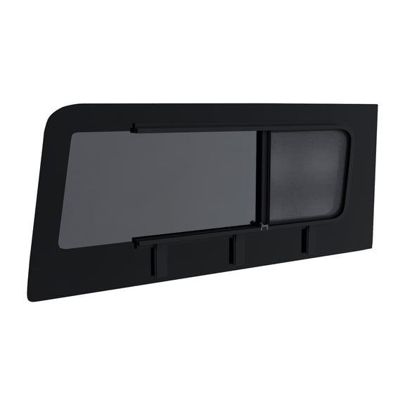 Brixwell DTSPCR022-INT 1631mm x 768mm Glass Window For Mercedes Sprinter,Driver Side Second Sliding with Internal Screen Window Position Privacy Tinted