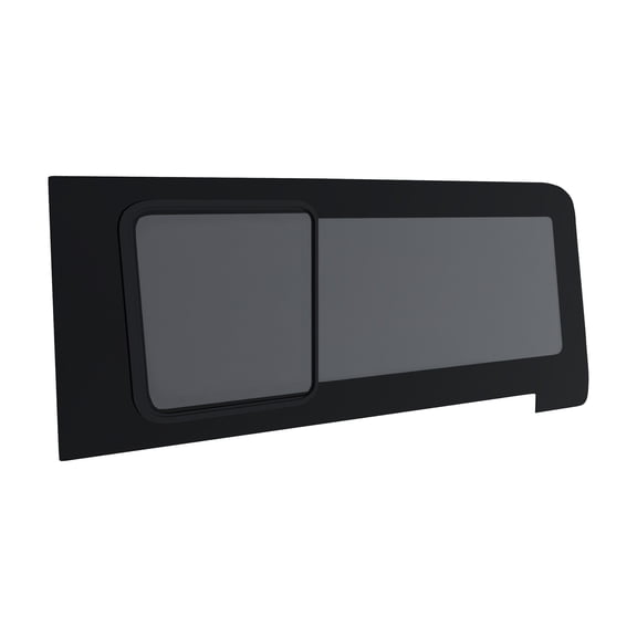 Brixwell DTSPCR023-INT 1631mm x 768mm Glass Window For Mercedes Sprinter,Passenger Side Second Sliding with Internal Screen Window Position Privacy Tinted