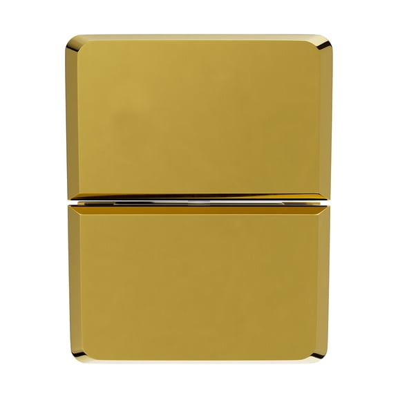 Brixwell H-PIVBGTGA-PB Adjustable Montreal Glass To Glass Pivot Hinge For Overhead Fixed Transom Polished Brass