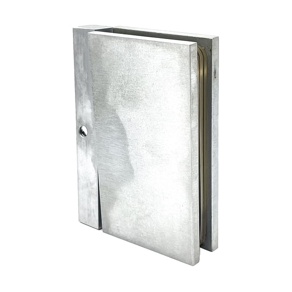 Brixwell H-PIVGTH5-SC Prestige Series Glass To Header Mount Shower Door Hinge Euro Header & W/5 degree Pin Satin-Chrome