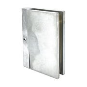 Brixwell H-PIVGTH5-SC Prestige Series Glass To Header Mount Shower Door Hinge Euro Header & W/5 degree Pin Satin-Chrome