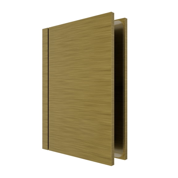 Brixwell H-PIVGTHFS-AB Adjustable Prestige Series Free Swinging Glass To Header Mount Hinge Euro Header Antique Brass