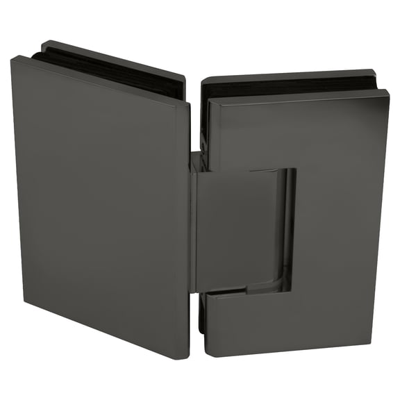 Brixwell H135GTGGM Designer Series Glass To Glass Door Hinge 135 Degree Black Nickel