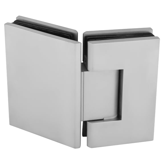 Brixwell H135GTGSA Designer Series Glass To Glass Door Hinge 135 Degree Satine