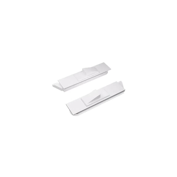 Brixwell Plastic Snap-In Tilt Latch For Windows,Tilt Lock,Left Right Hand,White,3/16" Stile Snap