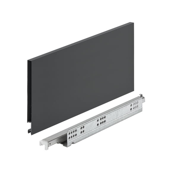 Brixwell QHH1-004 Drawer Set, Matrix Box Slim A 17 11/16" For Drawer Depth Finish Anthracite