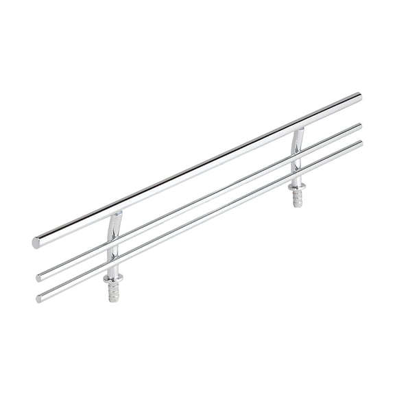 Brixwell QHIE-018 Shoe Fence, For Shelves 35" Length Chrome Plated Finish
