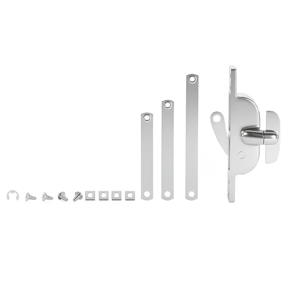 Brixwell Universal Jalousie Operator Kit Aluminum JWO 14 for Jalousie Windows