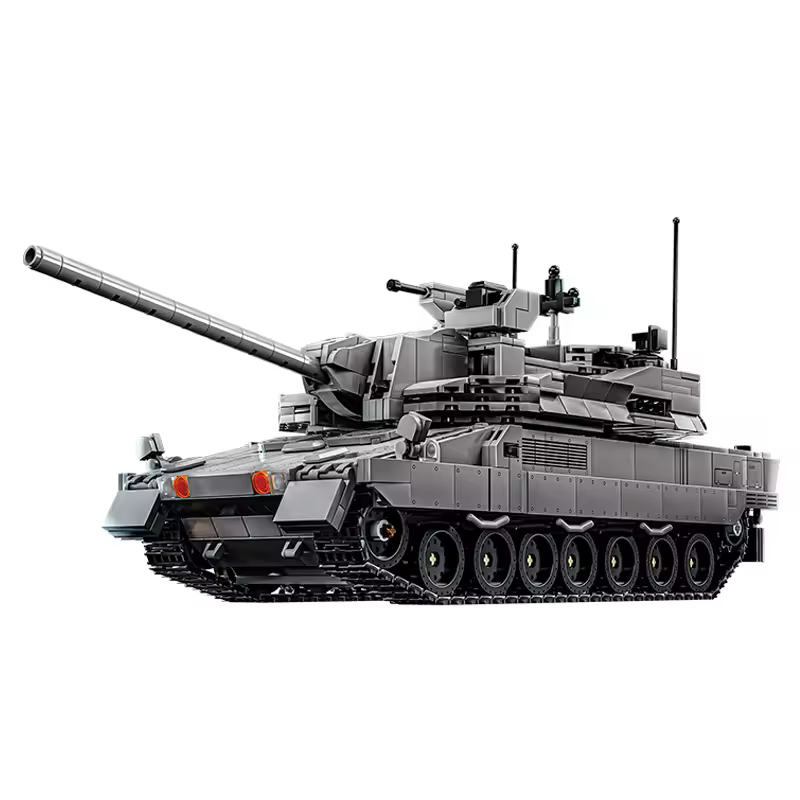 Brixzonecho European EMBT Main Battle Tank Building Set Compatible with Lego Military Vehicle Model for Adult Home Office Decor