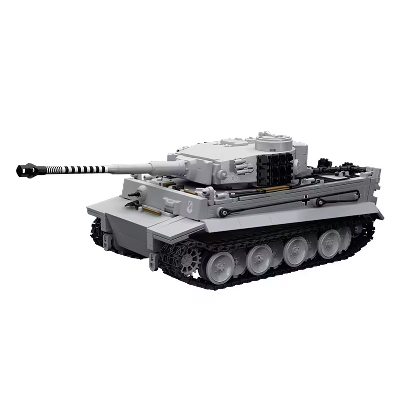 Brixzonecho Panzer VI Tiger Heavy Tank Building Set Compatible with Lego Military Vehicle Model for Adult Home Office Decor