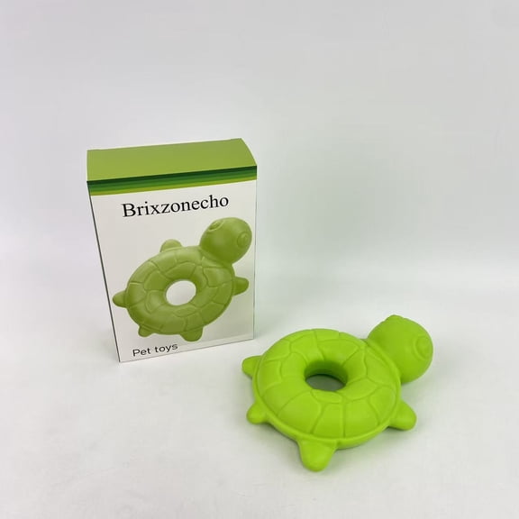 Brixzonecho Pet toys,Latex Dog Chew Toy, 5", Turtle