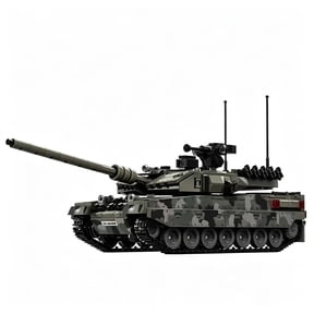 Brixzonecho WW2 Leopard 2A7 Heavy Tank Building Sets, Army Military Vehicles Model kits Battle Tank Collectible for Adults Boys 14+ 1009PCS