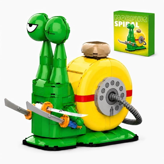 Brixzonecho Zoro Den Den Mushi Building Set Compatible with Lego Anime Snail Model Creative Collectible for Adults 431pcs