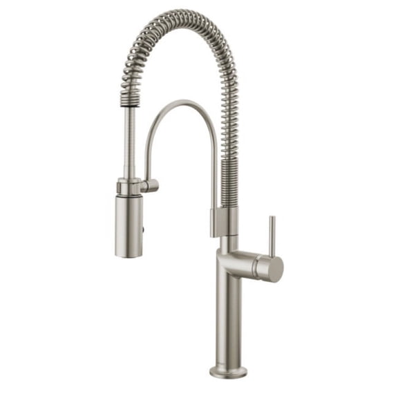 Open Box Brizo 63375Lf-Lhp Odin 1.8 GPM Semi-Professional Kitchen Faucet - Brilliance Stainless