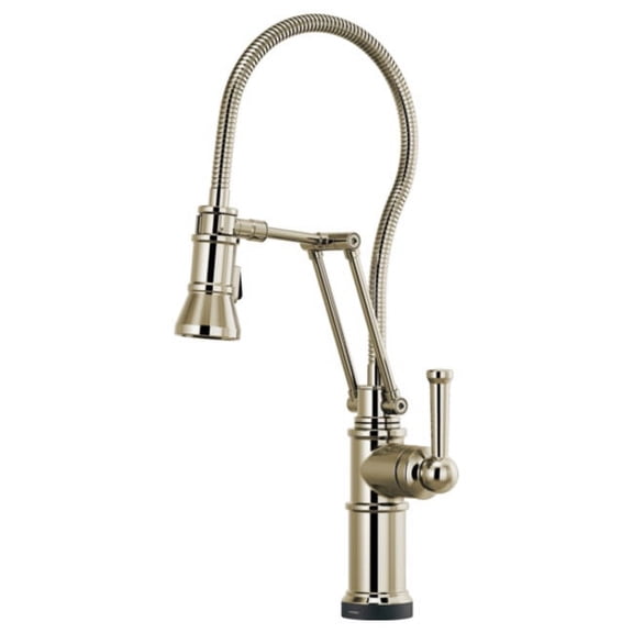 Open Box Brizo 64125Lf Artesso 1.8 GPM Pre-Rinse Pull-Down Kitchen Faucet - Nickel